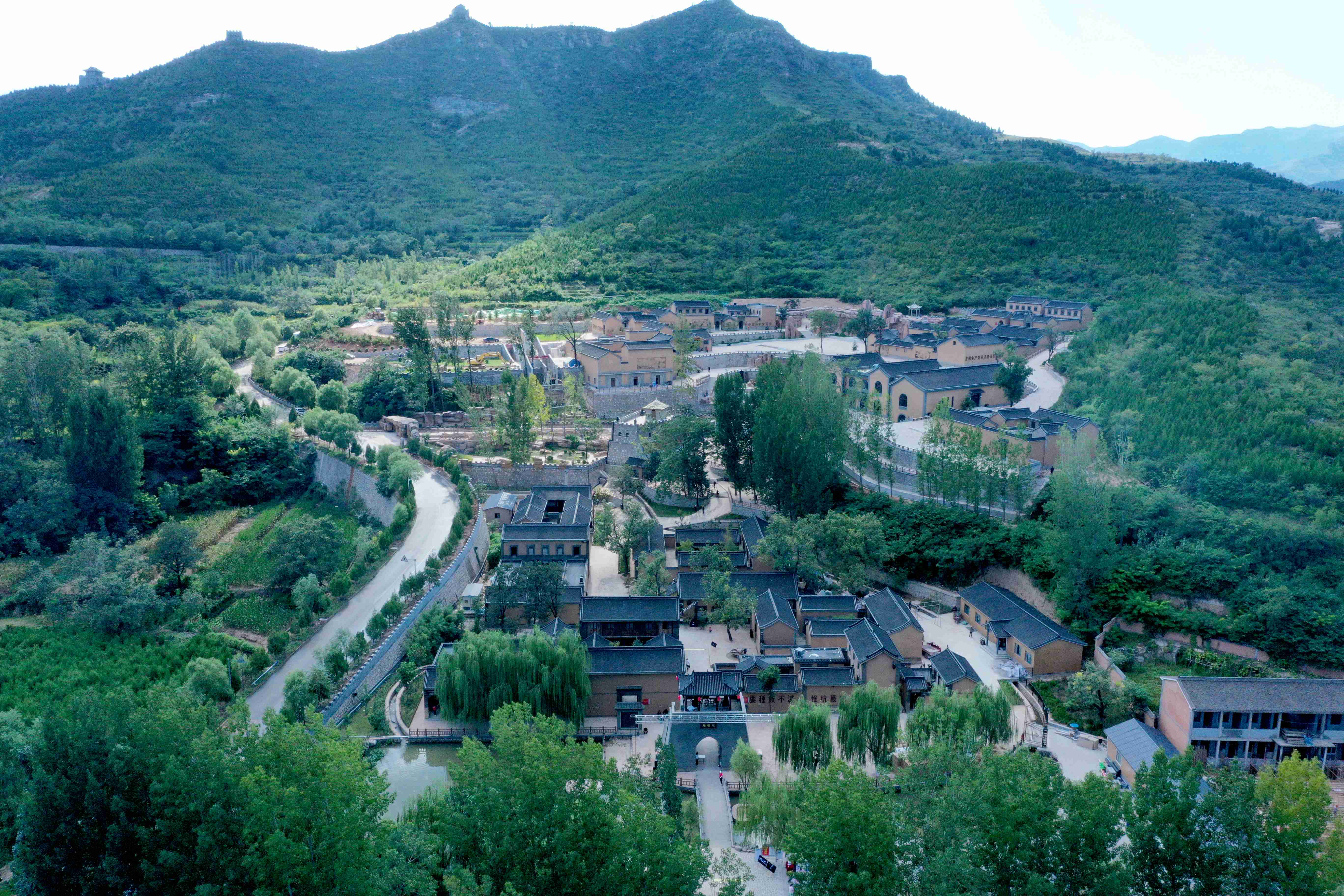 红色记忆小镇全景